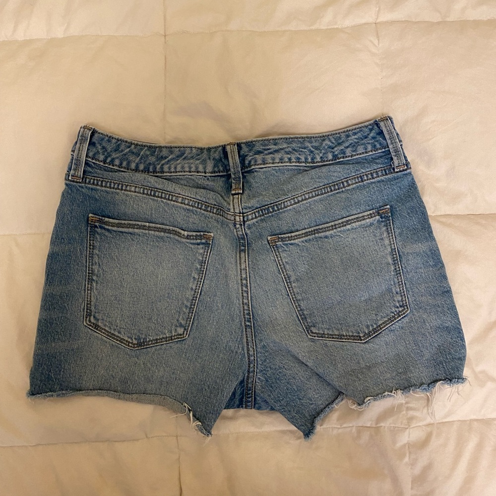 High Rise Jean Shorts - Picture 2 of 3